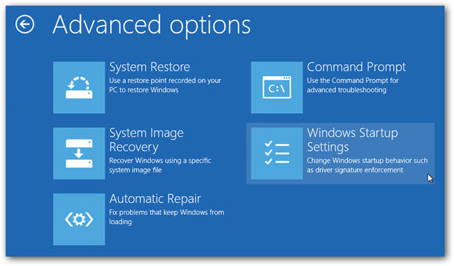 windows 8 to boot into safe mode