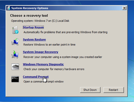 how to reset windows 7 password without disk