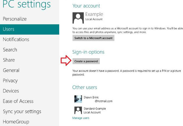 how to unlock Windows 8 without password
