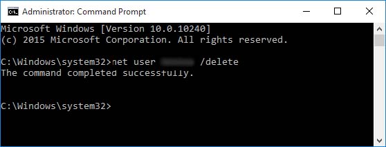 delete user account command prompt