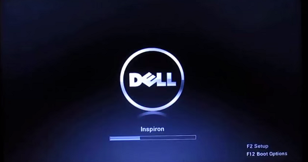 start Dell computer