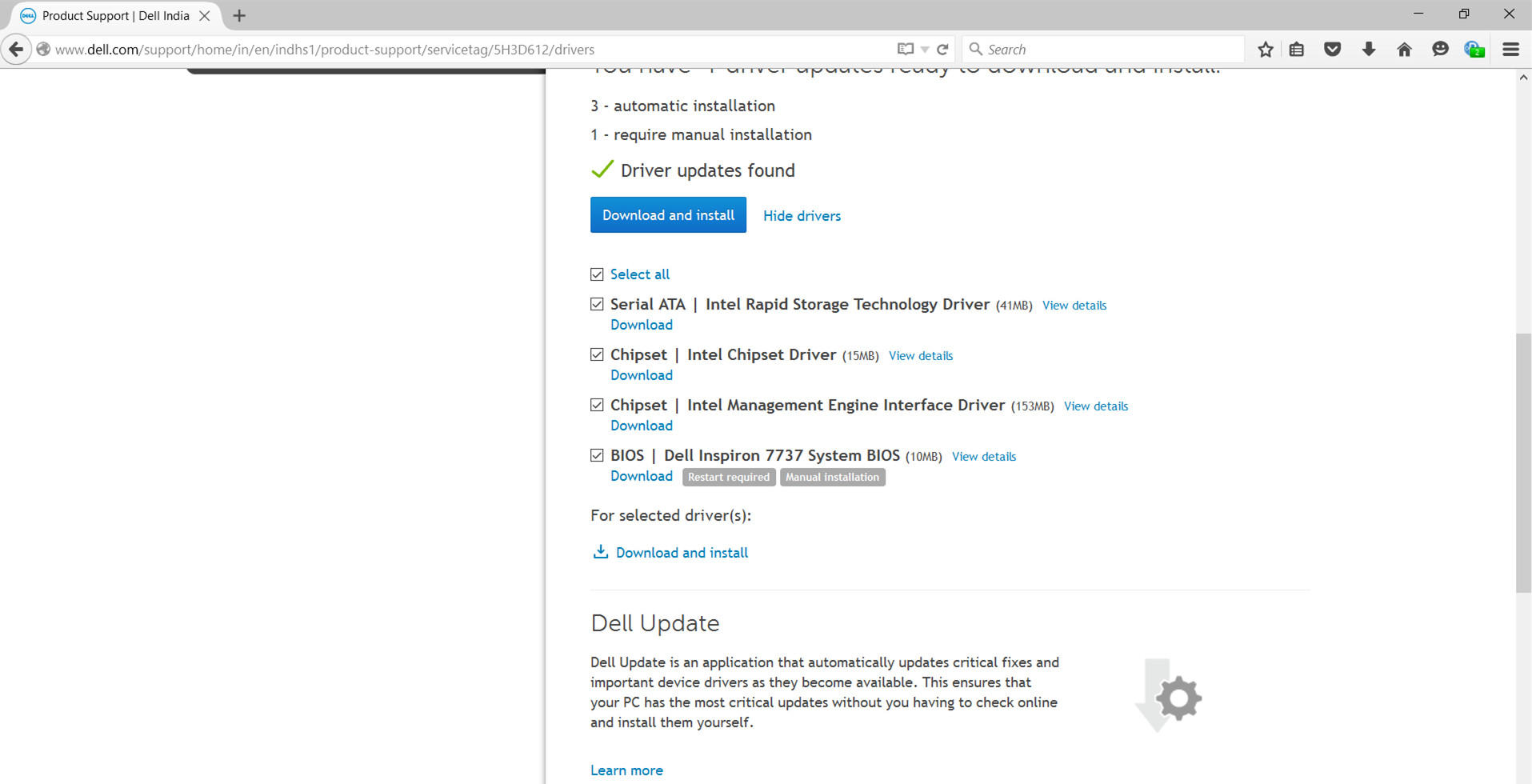 download Dell drivers