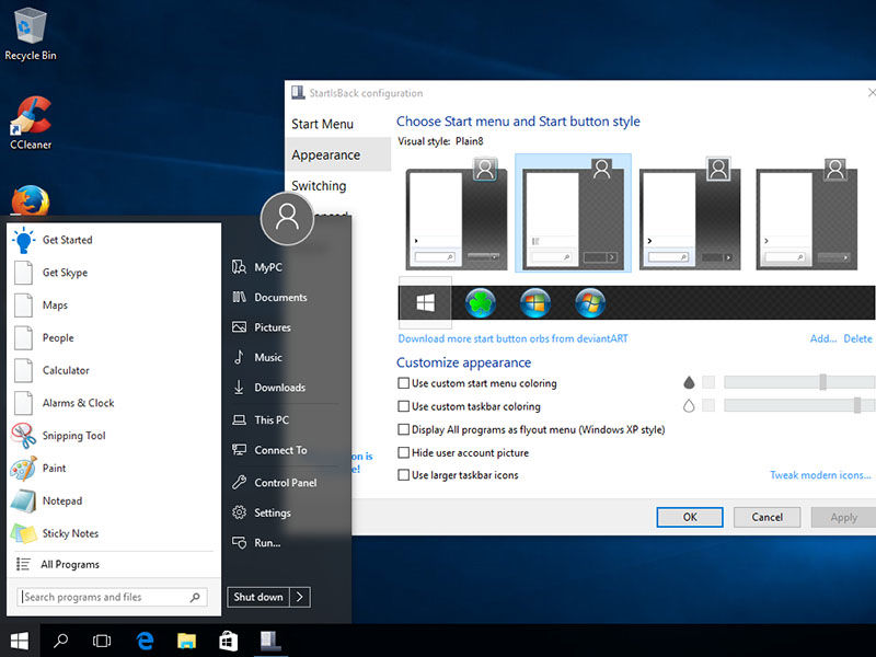 start menu replacements for windows 10