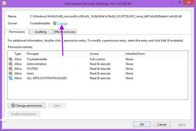 add take ownership option in files and folders context menu in windows 8