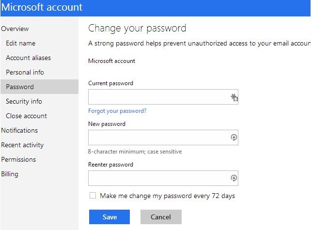 more security tips for microsoft account