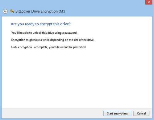 how to encrypt a hard drive on windows 8