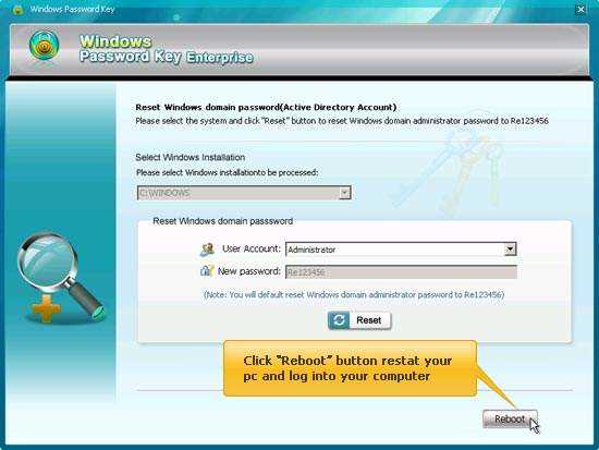 change administrator password windows 8