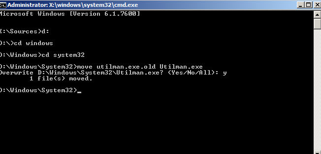 command prompt