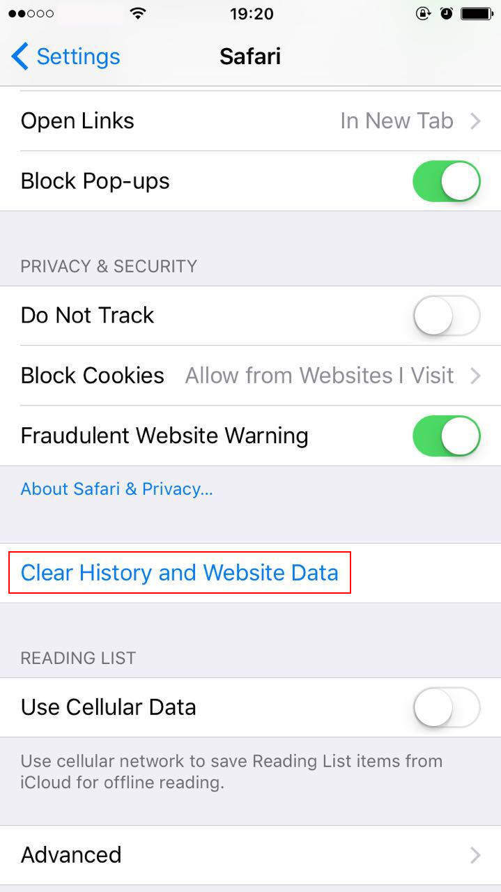 clear all caches