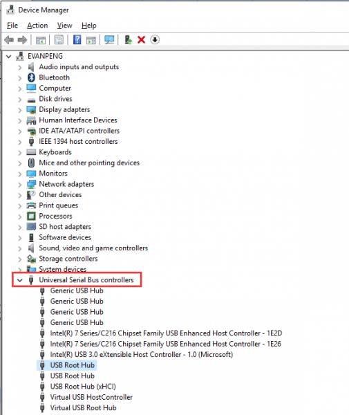 device manager