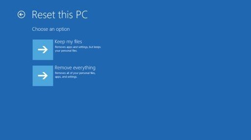 how to reset laptop without password windows 10