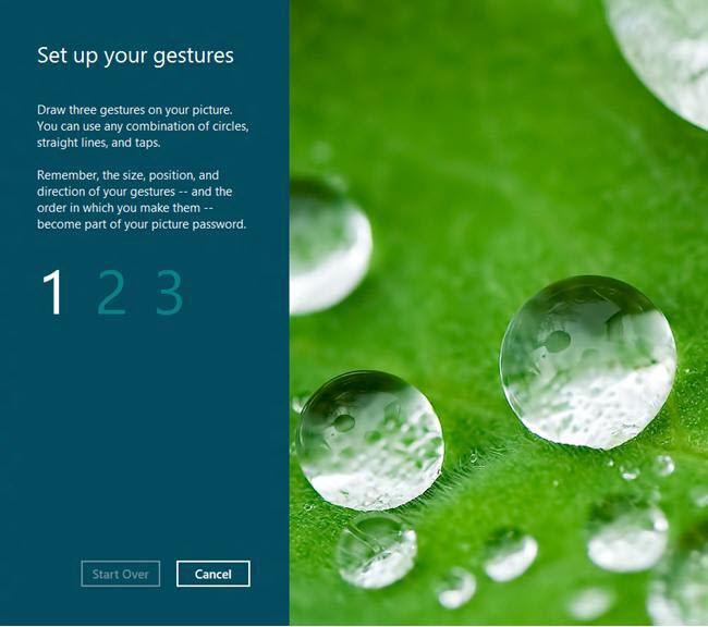 setup picture password on windows 8