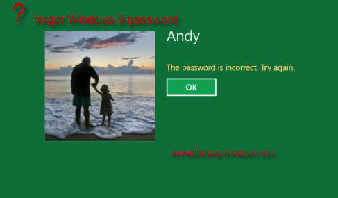 forgot windows 8 password