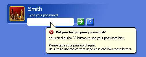 lost windows password