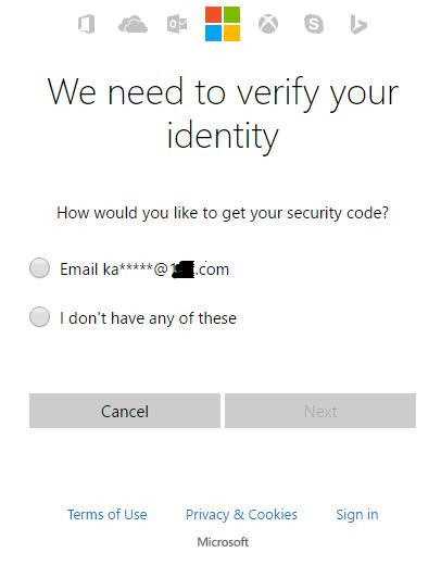 verify identity