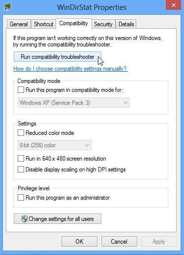 run old software in windows 8