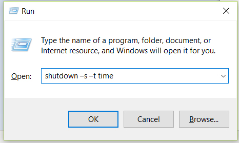 auto shutdown run