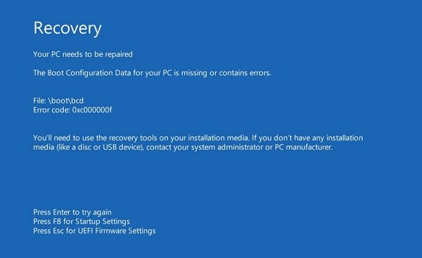 How To Fix Your Pc Needs To Be Repaired Error On Windows 10