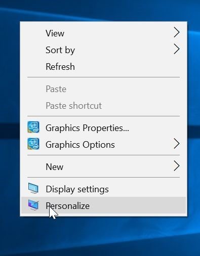 how to change Windows 10 desktop icons