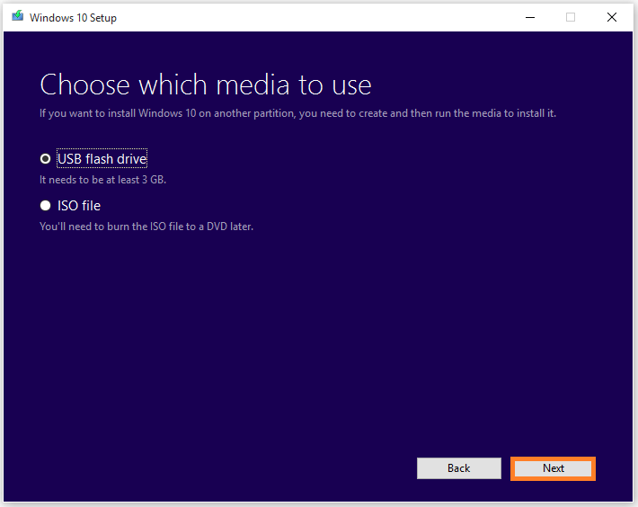 choose which media to use