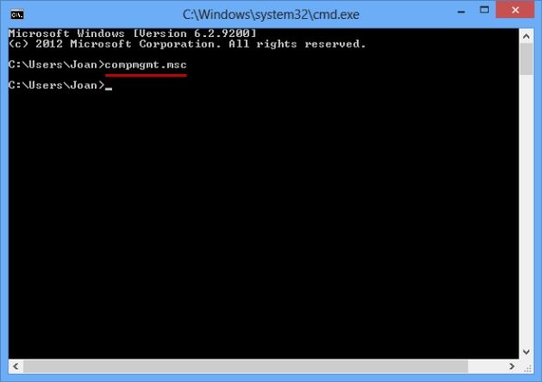 command prompt