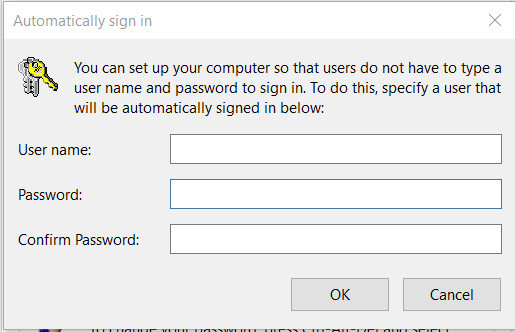 confirm password