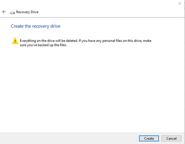 create drive