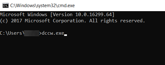 dccw cmd