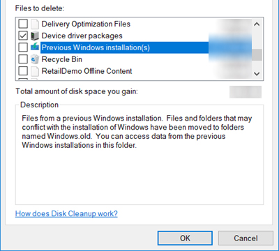 delete windows installation