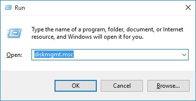 diskmgmt via run