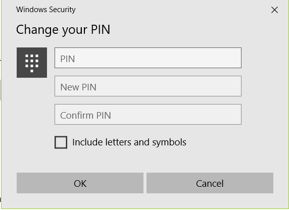 enter new pin