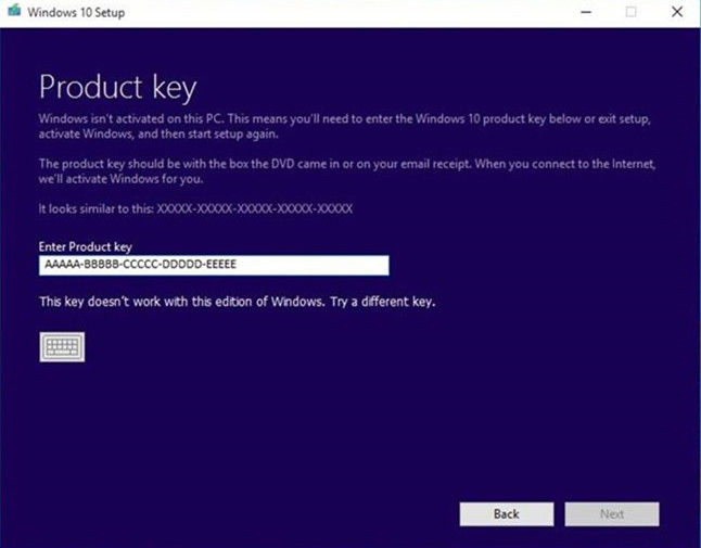 windows 10 product key identifier