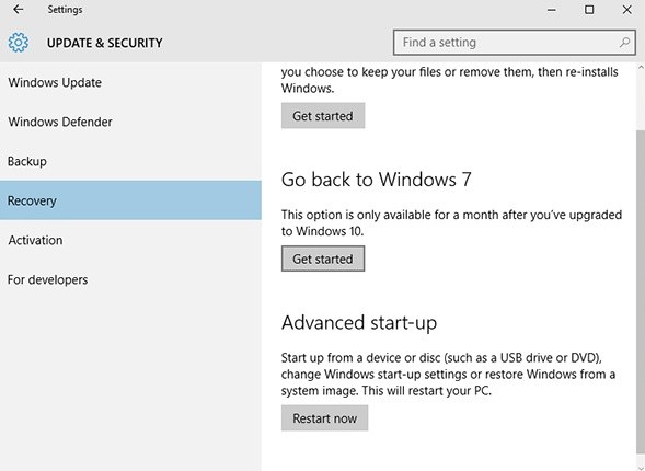 dell windows 10 downgrade to windows 7