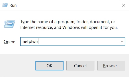 netplwiz