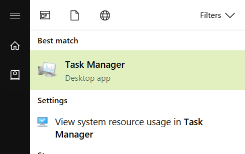 open task manager