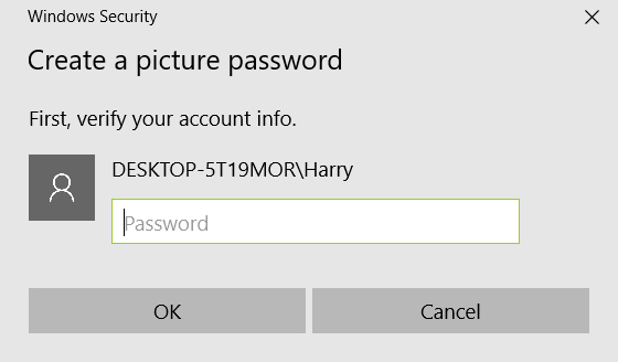 password verification