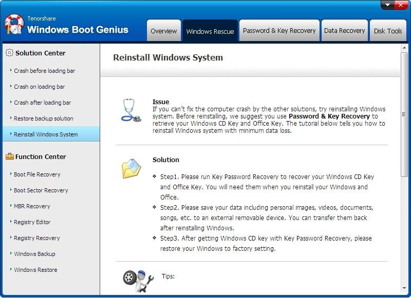 factory reset windows 10 from boot