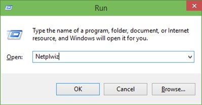run netplwiz
