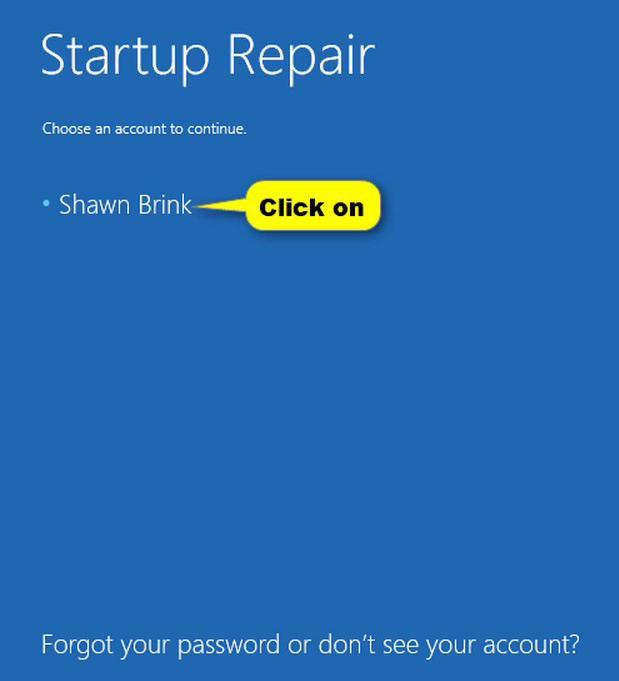 how to launch startup repair for windows 10 pc