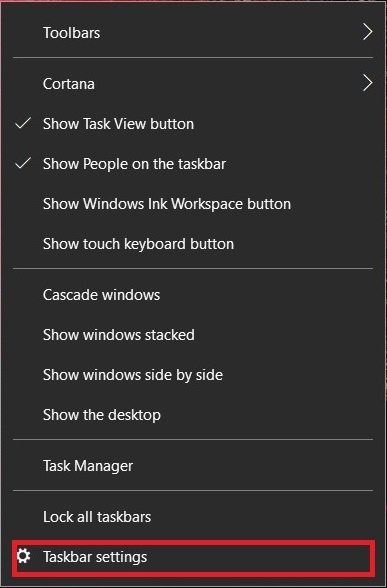 taskbar hide 1