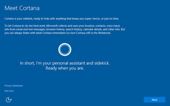 use cortana