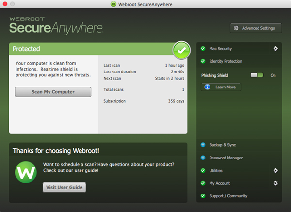 webroot windows 10 download