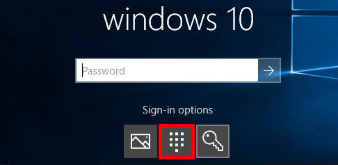 windows 10 pin login