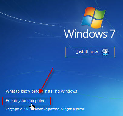 windows password 7