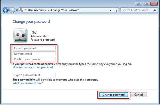 can t remember admin password windows 7