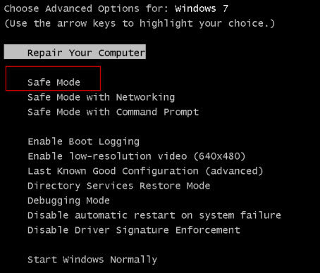 crack laptop password from safe mode