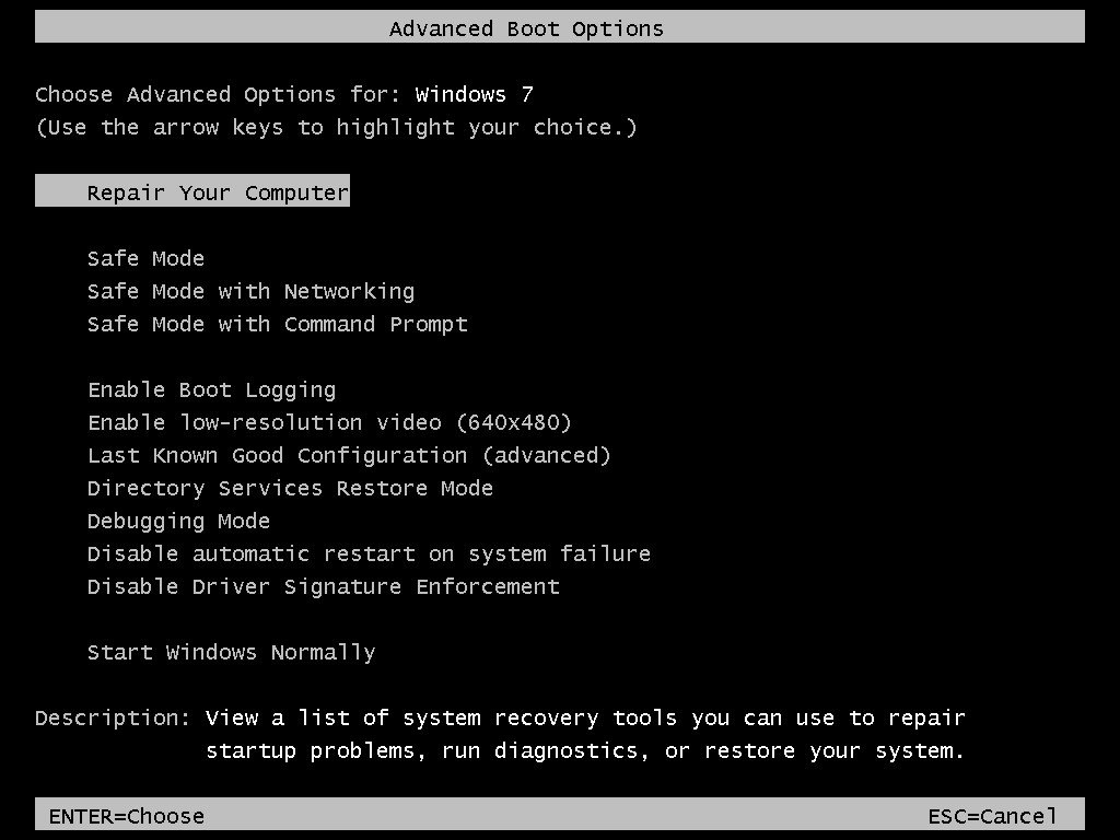 Windows Vista Factory-Funktionen ohne Passwort wiederherstellen
