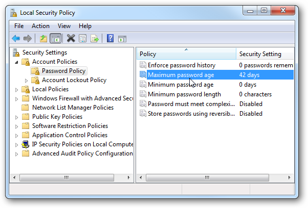  password policy