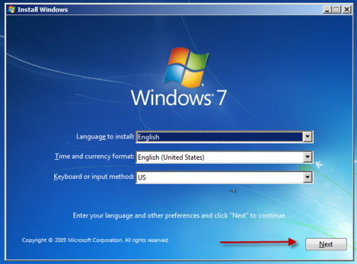 como reparar o ntldr deixado de fora no Windows 7