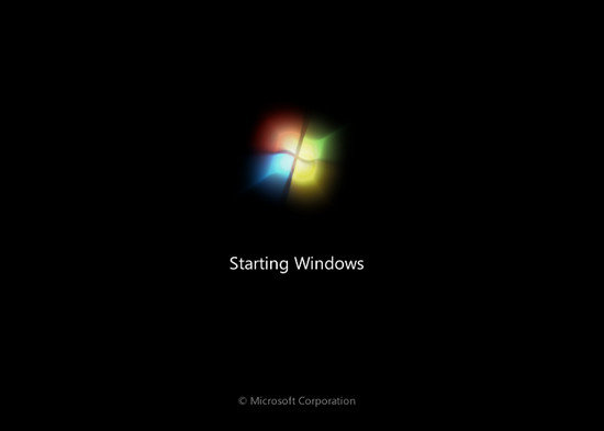 starting windows